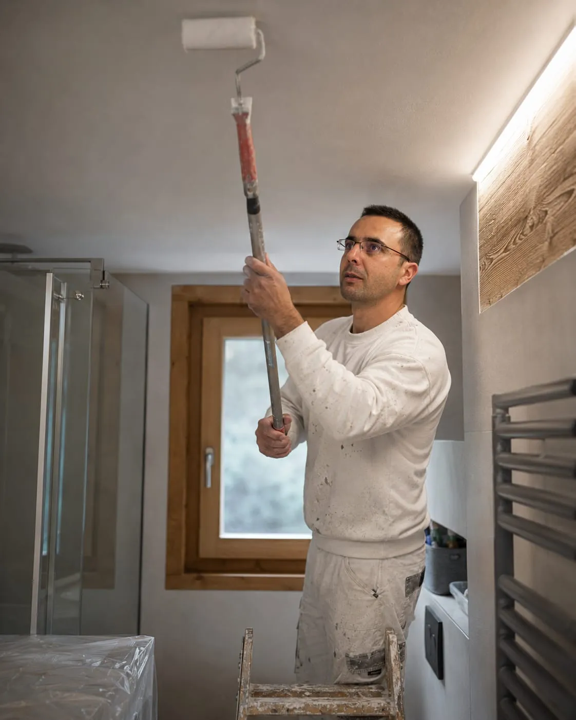 Pintar el interior de un chalet en Madrid